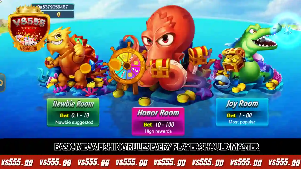 Win Big with Mega Fishing Secrets at VS555 6 Basic Mega Fishing rules every player should master