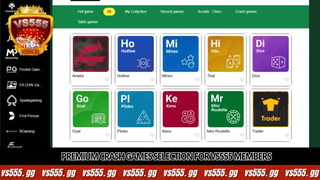 VS555 Crash Games Platform for Players in Bangladesh