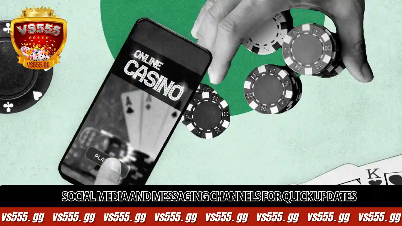 Contact Us 9 Social media and messaging channels for quick updates