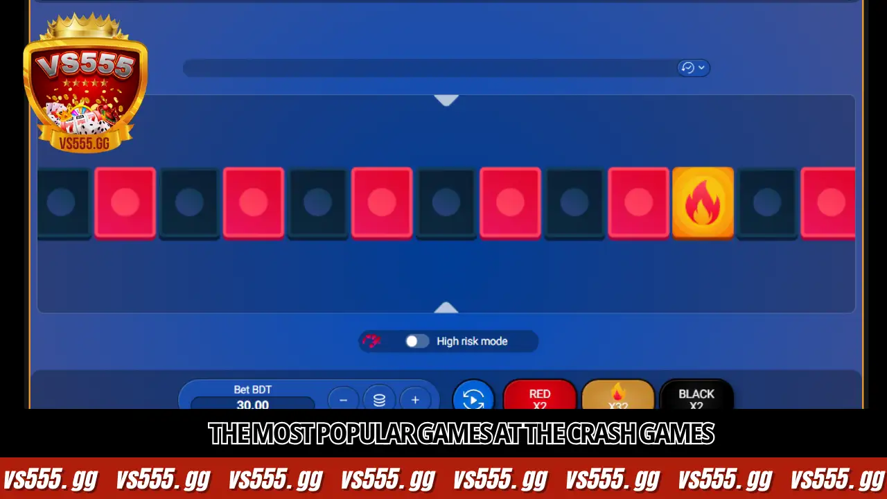 The most popular games at the Crash Games lobby